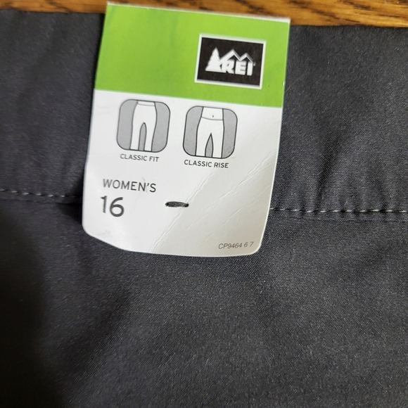 REI Co-op Women's Cinq Terre Gray Hiking Pants Size 16 Outdoor Travel - Picture 7 of 14